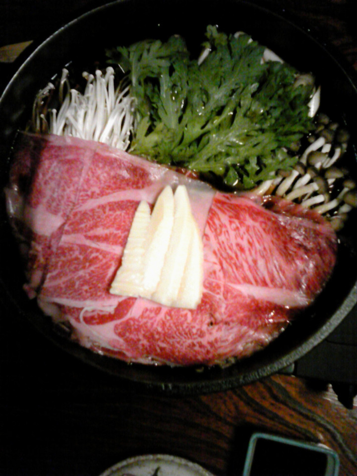 すき焼き〜(^O^)